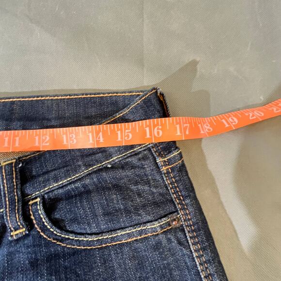 Old Navy The Diva Jeans Womens Size 8 Regular Blue Dark Wash Boot Cut Low Rise - Picture 10 of 16